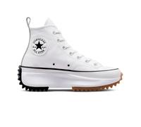 Converse Run Star Hike Platform Foundational Leather High-Top Shoe In White, Size 8 White 8