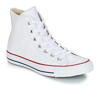Converse classic leather hi trainers in white & red UK 6 (EU 39)