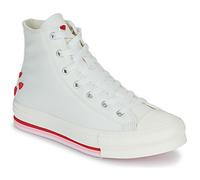 Kids All Star EVA Lift Hi Valentine's Day Trainers White