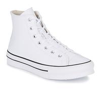 Converse Shoes (High-top Trainers) Chuck Taylor All Star Eva Lift Leather Foundation Hi in White 3 kid