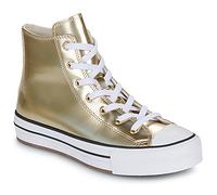 Converse Shoes (High-top Trainers) CHUCK TAYLOR ALL STAR EVA LIFT PLATFORM METALLIC in Gold 4.5