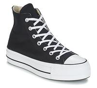 Chuck Taylor All Star Lift Canvas High Top Flatform Trainers Black