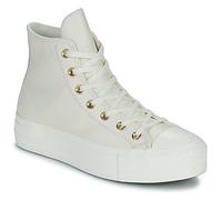 Converse Shoes (High-top Trainers) CHUCK TAYLOR ALL STAR LIFT PLATFORM GOLD in White 4.5