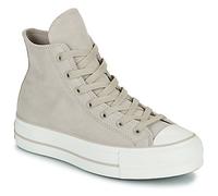 Converse Shoes (High-top Trainers) CHUCK TAYLOR ALL STAR LIFT PLATFORM SUEDE in Beige 2.5