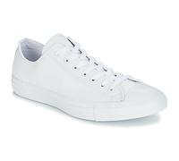 Converse Shoes (Trainers) ALL STAR MONOCHROME CUIR OX in White 6.5