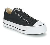 Converse Shoes (Trainers) Chuck Taylor All Star Lift Clean Ox Core Canvas in Black 3.5
