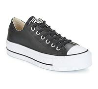 Converse Shoes (Trainers) CHUCK TAYLOR ALL STAR LIFT CLEAN OX LEATHER in Black 4