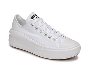 Converse Shoes (Trainers) CHUCK TAYLOR ALL STAR MOVE CANVAS COLOR OX in White 6.5