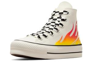 Converse Star Platform Flame A07892C Women's Shoes, White, 36 EU