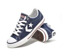 Converse Star Player EV OX Kids Sneakers Childs Trainers Navy Size UK 1/Euro 33