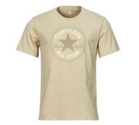 Converse T shirt CHUCK PATCH TEE BEACH STONE / WHITE in Beige EU M