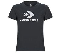 Converse T shirt FLORAL STAR CHEVRON in Black EU XS