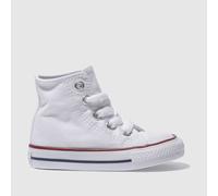 Converse Toddler All Star Hi Trainers in White, Size: 6 UK 6 (EU 22)