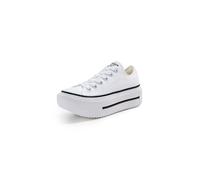 Converse Unisex Adult Chuck Taylor All Star Lift Double Stack Trainers, White Black White, 26.0 cm