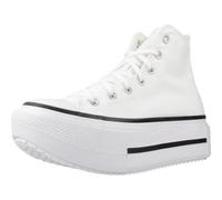 Converse Unisex-Adult Chuck Taylor All Star Lift Double Stack, White/Black/White, 5 Women/3 Men