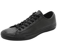 Converse Unisex Chuck Taylor All Star Low Top Sneakers, Black Monochrome, 3.5 UK