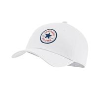 Converse Unisex Converse Baseball Cap, White, One Size UK