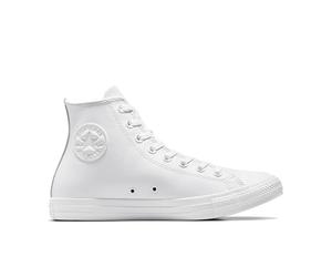 Converse Unisex Ct A/S Lthr Hi Wht Monoch Sneakers, White Blanc, 15 UK
