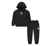 Converse Unisex Kids Sports TRACK_SUIT, Black/White, 18 Months EU