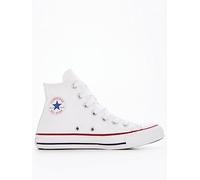 Converse Unisex Wide Fit Hi Top Trainers - White, Optical White, Size 9, Women Optical White