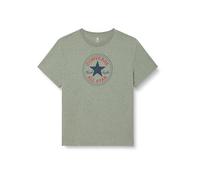 CONVERSE Unisex's Stand FIT Chuck Patch CORE TEE VGH T-Shirt, Anthracite/Red, XXL
