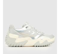 Converse Wave Motion Trainers in White & Silver UK 4 (EU 37)