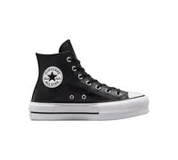 Converse - Wedge sneakers - Chuck Taylor All Star All Star Lift Platform High Black/White/Black for Women in Leather - Size 39 Black 39