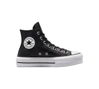 Converse - Wedge sneakers - Chuck Taylor All Star All Star Lift Platform High Black/White/Black for Women in Leather - Size 40 Black 40