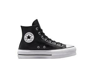 Converse - Wedge sneakers - Chuck Taylor All Star All Star Lift Platform High Black/White/Black for Women in Leather - Size 4,5 UK Black 4.5 UK