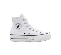 Converse - Wedge sneakers - Chuck Taylor All Star Lift Platform High White/Black/White for Women - Size 36 White