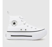Converse All Star High Double Stack Children - White - Kids 10 CHI