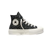 Converse - Women's canvas ascent sneakers - Chuck Taylor All Star Lift High Black/Egret/Egret for Women - Size 5,5 UK Black 5.5 UK