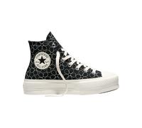 Converse - Women's canvas ascent sneakers - Chuck Taylor All Star Lift High Black/Egret/Egret for Women - Size 4,5 UK Black 4.5 UK