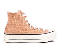 Converse Womens All Star Lift Hi Trainers - Pink Textile - Size UK 6