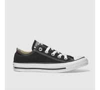 Converse Women's All Star Ox Trainers in Black & White, Contrast Stitch, Size: 4 UK 4 (EU 36½)
