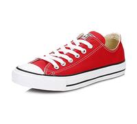 Converse Womens All Star Ox Trainers, Red Maroon, 10 UK