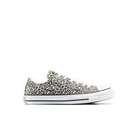 Converse Womens Chuck Taylor All Star Canvas Ox Trainers, Black/Coastal Dune/Egret, Size 3, Women Black/Coastal Dune/Egret