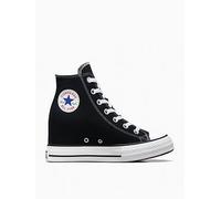 Converse Women's Chuck Taylor All Star Classic Wedge Platform High Tops - Black, Black/Red/Navy, Size 6, Women Black/Red/Navy