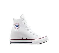 Converse Women's Chuck Taylor All Star Classic Wedge Platform High Tops, White/Red/Navy, Size 8, Women White/Red/Navy