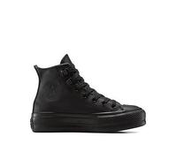 Converse Womens Chuck Taylor All Star Hi Lift Platform Leather, Black, Size 3, Women Black
