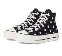 Converse Women's Chuck Taylor All Star High-top Platform Sneaker, Black/Summit Pink/Egret, 4.5 UK