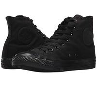 Converse Women's Chuck Taylor All Star High Top Sneakers, Black Mono Hi Top, 10.5 Women/7 Men