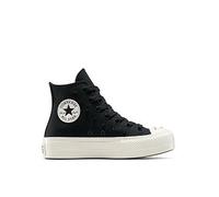 Converse Chuck Taylor All Star Lift Platform Spikes High-Top Shoe Canvas For Women In Black, Size 9 Black 9