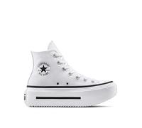 Converse Womens Chuck Taylor All Star Lift Double Stack High Top - White, White, Size 7, Women White