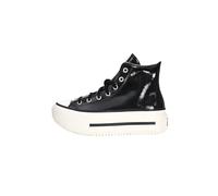 Converse Women's Chuck Taylor All Star Lift Double Stack Platform Patent Leather Black Sneakers, Black, 4.5 UK