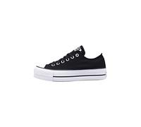 Converse Chuck Taylor All Star Lift Platform Canvas Low-Top Shoe For Women In Black, Size 13.5 Black 13.5