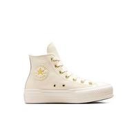 Converse Shoes (High-top Trainers) CHUCK TAYLOR ALL STAR LIFT PLATFORM GOLD in White 6.5
