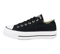 Converse Womens Chuck Taylor All Star Lift Low-Top Sneakers, Black Black White, 7.5 UK