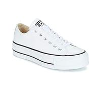 Converse Women's Chuck Taylor All Star Lift Platform Gold Cream Sneakers, White, 4 UK