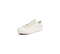Converse Women's Chuck Taylor All Star Lift Platform Gold Cream Sneakers, White, 5 UK